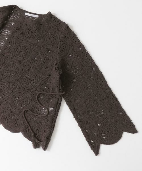 KBF / ケービーエフ カーディガン・ボレロ | アイレットサークルレースカーディガン | 詳細23