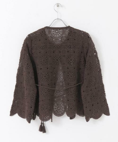 KBF / ケービーエフ カーディガン・ボレロ | アイレットサークルレースカーディガン | 詳細24