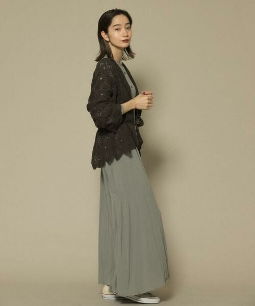 KBF / ケービーエフ カーディガン・ボレロ | アイレットサークルレースカーディガン | 詳細17