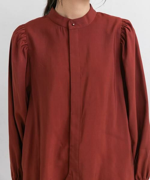 KBF / ケービーエフ シャツ・ブラウス | バンドカラーボリュームスリーブシャツ | 詳細10