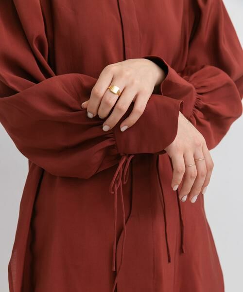 KBF / ケービーエフ シャツ・ブラウス | バンドカラーボリュームスリーブシャツ | 詳細13