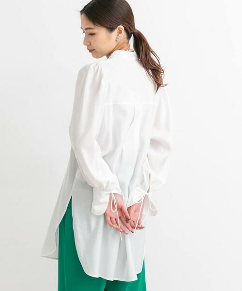 KBF / ケービーエフ シャツ・ブラウス | バンドカラーボリュームスリーブシャツ | 詳細17