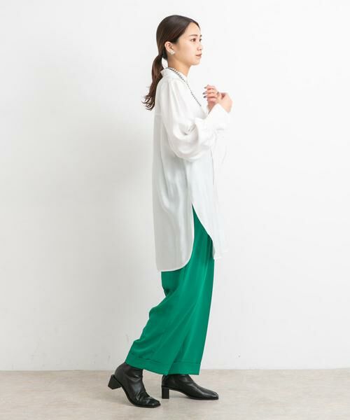 KBF / ケービーエフ シャツ・ブラウス | バンドカラーボリュームスリーブシャツ | 詳細20