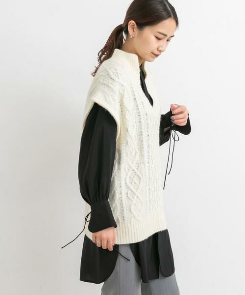 KBF / ケービーエフ シャツ・ブラウス | バンドカラーボリュームスリーブシャツ | 詳細23