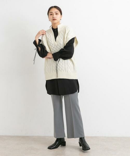 KBF / ケービーエフ シャツ・ブラウス | バンドカラーボリュームスリーブシャツ | 詳細25