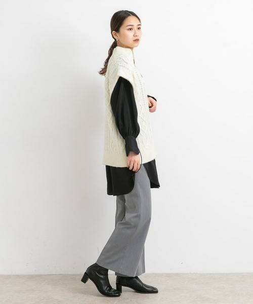 KBF / ケービーエフ シャツ・ブラウス | バンドカラーボリュームスリーブシャツ | 詳細26