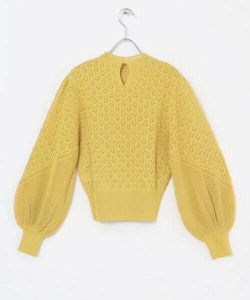 KBF / ケービーエフ ニット・セーター | ボリュームスリーブパターン編みニット | 詳細15
