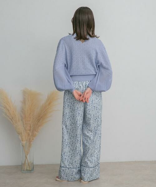 KBF / ケービーエフ ニット・セーター | ボリュームスリーブパターン編みニット | 詳細25