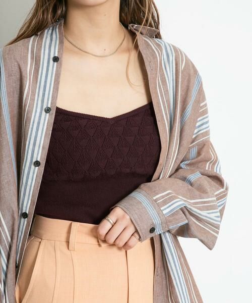 KBF / ケービーエフ キャミソール・チューブトップ | カップ付きニットブラキャミソール | 詳細5