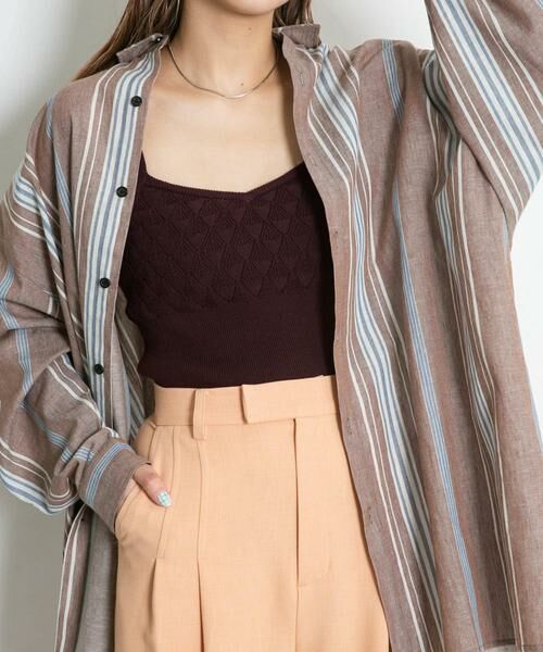 KBF / ケービーエフ キャミソール・チューブトップ | カップ付きニットブラキャミソール | 詳細6