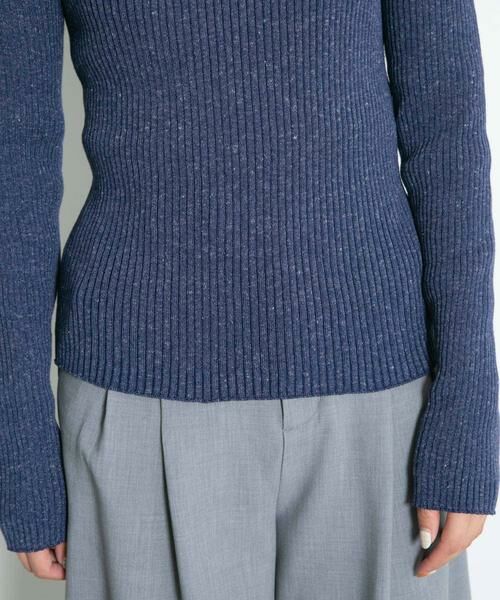 KBF / ケービーエフ ニット・セーター | メランジリブクルーネックニット | 詳細12