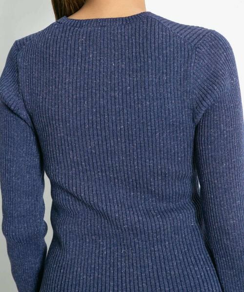 KBF / ケービーエフ ニット・セーター | メランジリブクルーネックニット | 詳細13