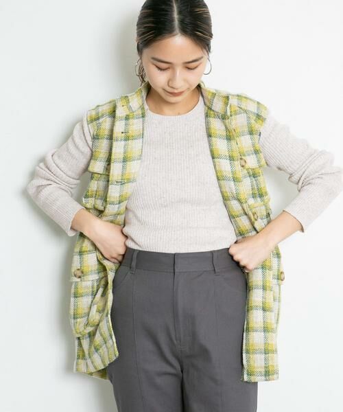 KBF / ケービーエフ ニット・セーター | メランジリブクルーネックニット | 詳細22