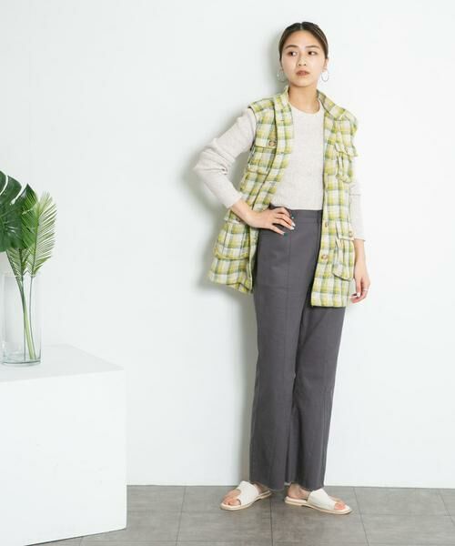 KBF / ケービーエフ ニット・セーター | メランジリブクルーネックニット | 詳細25