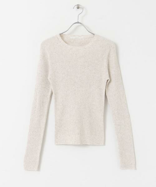 KBF / ケービーエフ ニット・セーター | メランジリブクルーネックニット | 詳細28