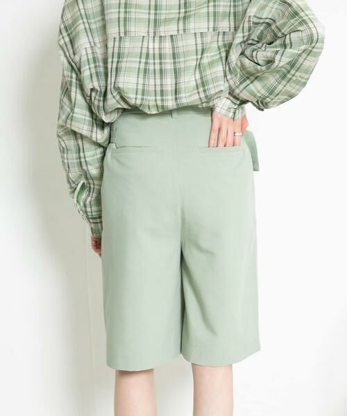 KBF / ケービーエフ その他パンツ | サイドベルトハーフパンツ | 詳細1