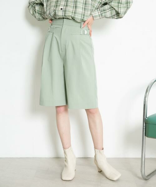 KBF / ケービーエフ その他パンツ | サイドベルトハーフパンツ | 詳細2