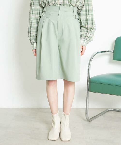 KBF / ケービーエフ その他パンツ | サイドベルトハーフパンツ | 詳細9