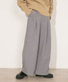 KBF / ケービーエフ その他パンツ | ダブルタックワイドパンツ