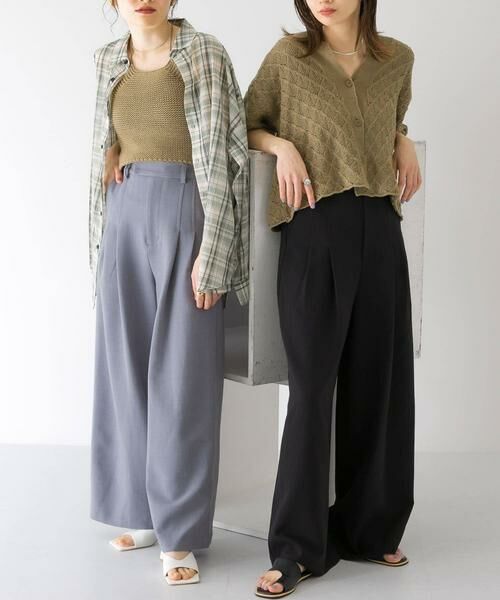 KBF / ケービーエフ その他パンツ | ダブルタックワイドパンツ | 詳細24