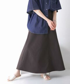 KBF / ケービーエフ スカート | ツイルフレアロングスカート