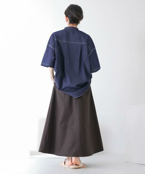 KBF / ケービーエフ スカート | ツイルフレアロングスカート | 詳細26