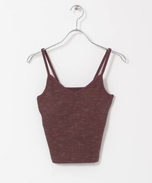 KBF / ケービーエフ キャミソール・チューブトップ | メランジクロップドキャミソール | 詳細3