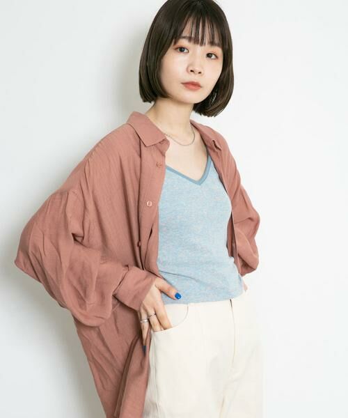 KBF / ケービーエフ キャミソール・チューブトップ | メランジクロップドキャミソール | 詳細5