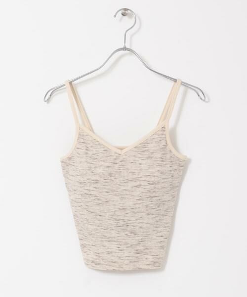 KBF / ケービーエフ キャミソール・チューブトップ | メランジクロップドキャミソール | 詳細10