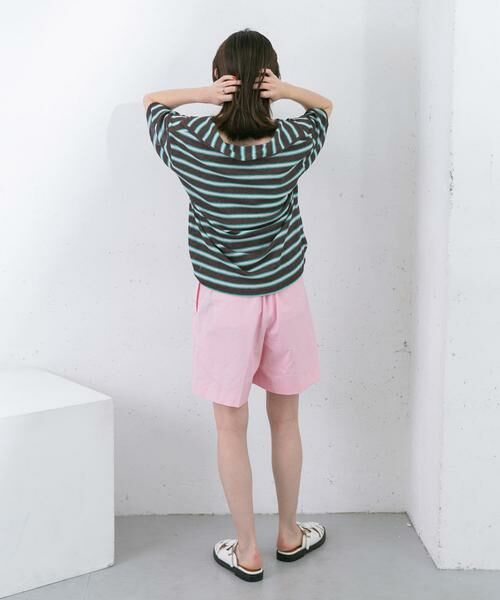 KBF / ケービーエフ Tシャツ | Vネックボーダープルオーバー | 詳細16