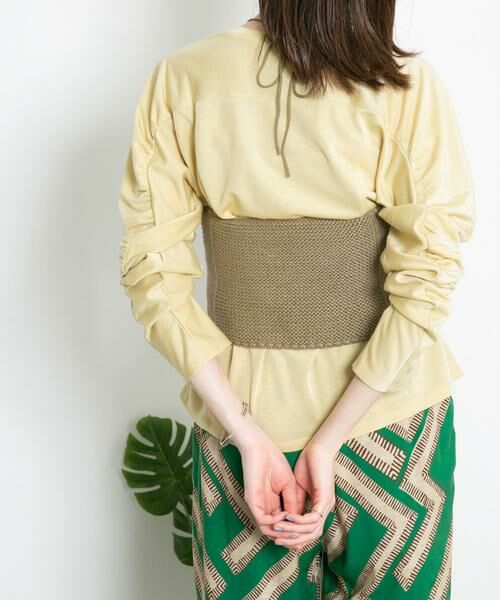 KBF / ケービーエフ ニット・セーター | ガーター編みホルターニット | 詳細2