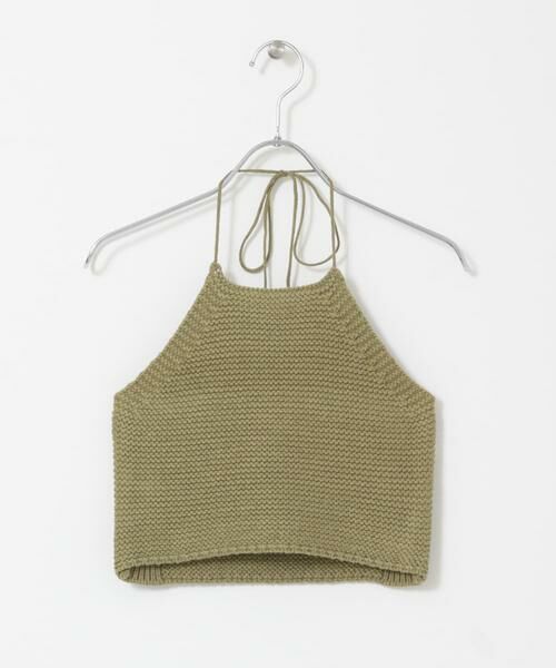 KBF / ケービーエフ ニット・セーター | ガーター編みホルターニット | 詳細5