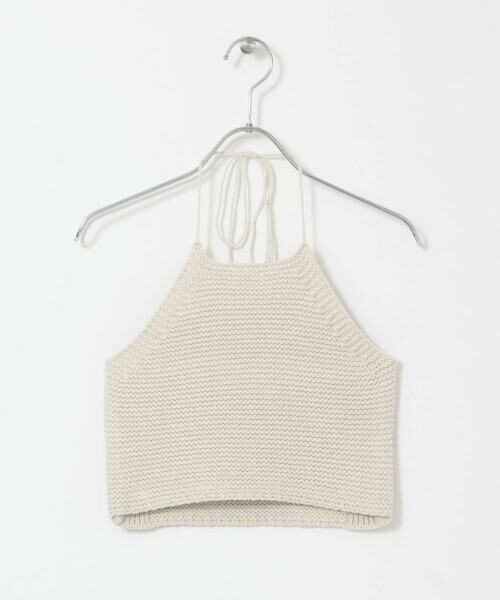KBF / ケービーエフ ニット・セーター | ガーター編みホルターニット | 詳細8