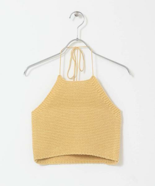 KBF / ケービーエフ ニット・セーター | ガーター編みホルターニット | 詳細17