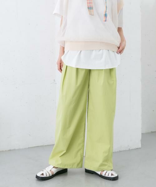 KBF/ケービーエフ フラップミリタリーパンツ グリーン one KBF/ケービーエフ フラップミリタリーパンツ グリーン one