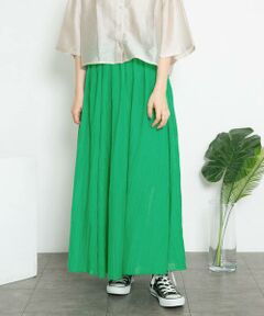 KBF / ケービーエフ スカート | シアーボリュームフレアスカート