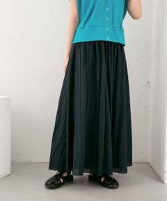 KBF / ケービーエフ スカート | シアーボリュームフレアスカート