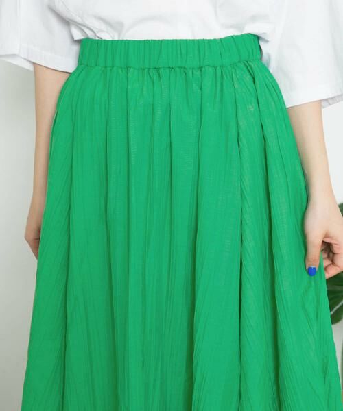 KBF / ケービーエフ スカート | シアーボリュームフレアスカート | 詳細11