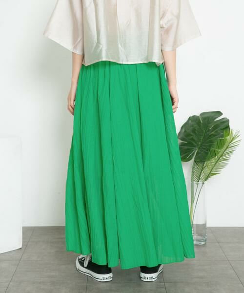 KBF / ケービーエフ スカート | シアーボリュームフレアスカート | 詳細3