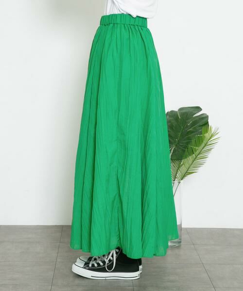 KBF / ケービーエフ スカート | シアーボリュームフレアスカート | 詳細9