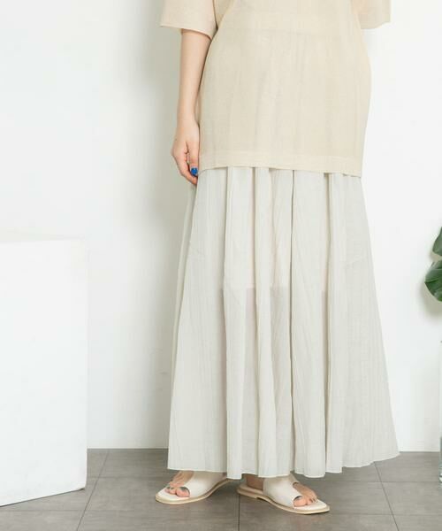 KBF / ケービーエフ スカート | シアーボリュームフレアスカート | 詳細27