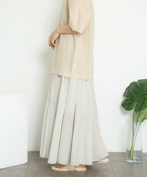 KBF / ケービーエフ スカート | シアーボリュームフレアスカート | 詳細28