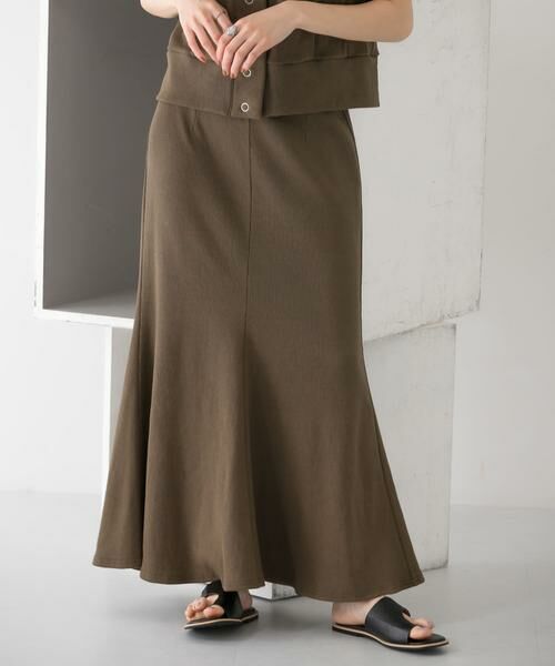 KBF / ケービーエフ スカート | リブカットソーマーメイドスカート | 詳細1