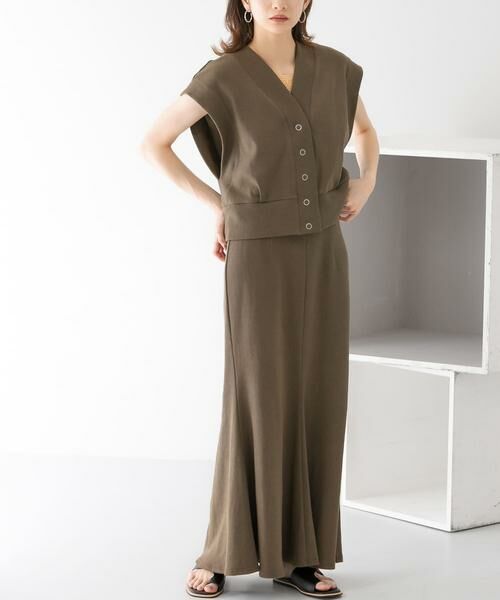 KBF / ケービーエフ スカート | リブカットソーマーメイドスカート | 詳細4