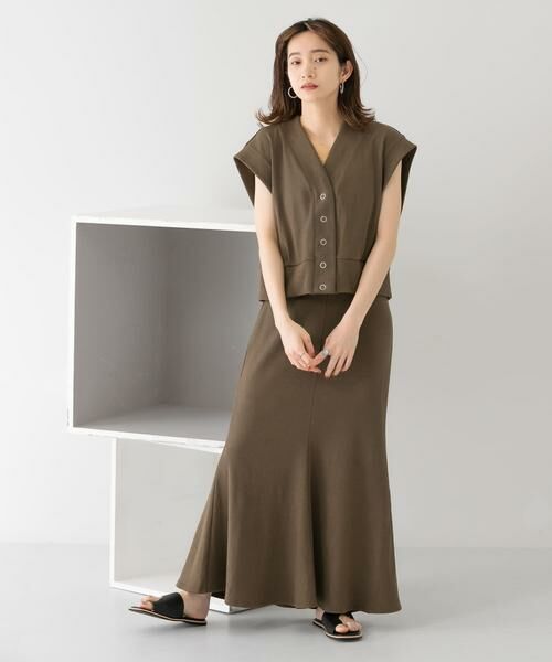 KBF / ケービーエフ スカート | リブカットソーマーメイドスカート | 詳細6