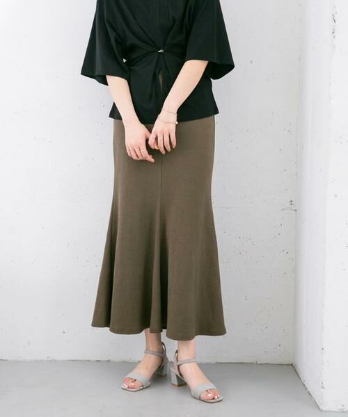 KBF / ケービーエフ スカート | リブカットソーマーメイドスカート | 詳細8