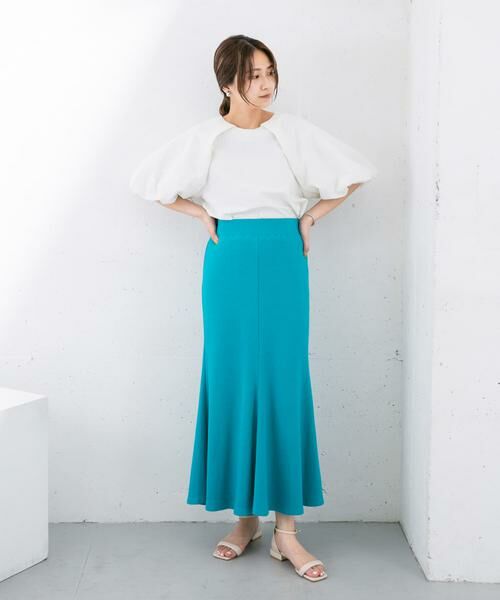 KBF / ケービーエフ スカート | リブカットソーマーメイドスカート | 詳細25