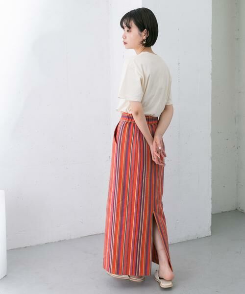 KBF / ケービーエフ スカート | ストライプペンシルスカート | 詳細11