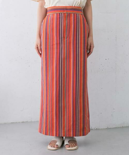 KBF / ケービーエフ スカート | ストライプペンシルスカート | 詳細13