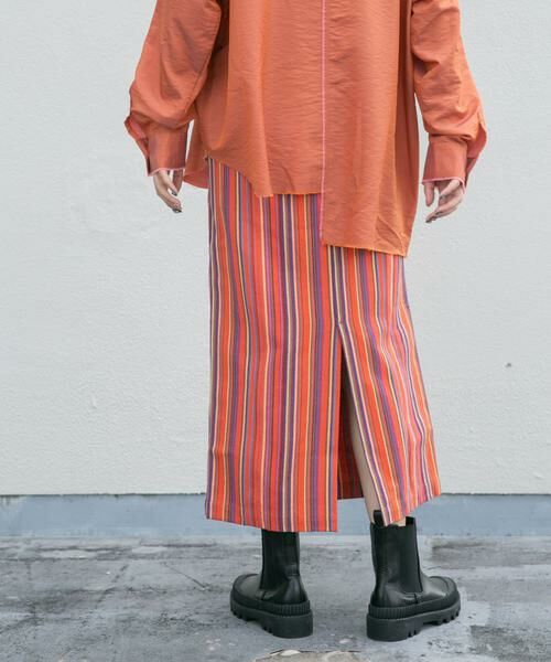 KBF / ケービーエフ スカート | ストライプペンシルスカート | 詳細2